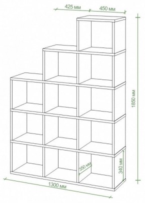 Стеллаж Бартоло СЛД 5 в Нягани - nyagan.mebel24.online | фото 2