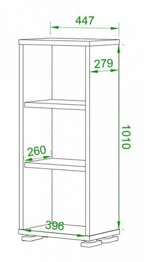 Стеллаж Домино нельсон ПУ-10-1 в Нягани - nyagan.mebel24.online | фото 2