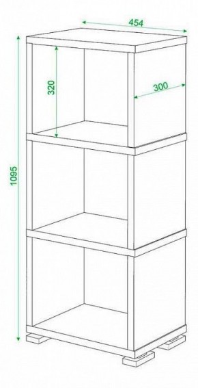 Стеллаж Домино СБ-15/3 в Нягани - nyagan.mebel24.online | фото 2