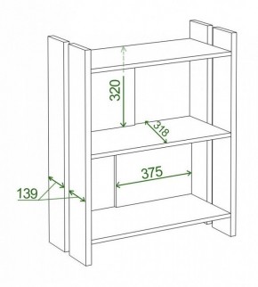 Стеллаж Домино СТЛ-ОН в Нягани - nyagan.mebel24.online | фото 2