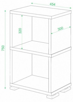 Стеллаж-колонка Домино СБ-15/2 в Нягани - nyagan.mebel24.online | фото 2