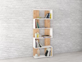 Стеллаж Ромео-1 Дуб крафт золотой/Белый в Нягани - nyagan.mebel24.online | фото
