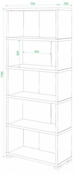 Стеллаж СБ-10/5 в Нягани - nyagan.mebel24.online | фото 2