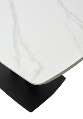 Стол ALATRI 120 MATT WHITE MARBLE SOLID CERAMIC / BLACK, ®DISAUR в Нягани - nyagan.mebel24.online | фото 11