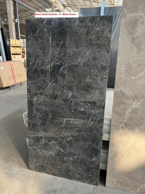 Стол ALES 180 BLACK GRAVE SOLID CERAMIC, керамика / бронзовый, ®DISAUR в Нягани - nyagan.mebel24.online | фото 3