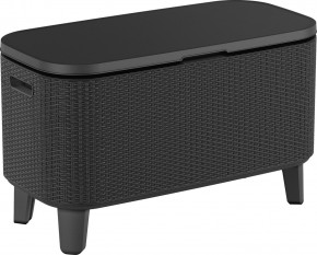 Стол Беви Бар (Bevy Bar Large Cool Bar), графит в Нягани - nyagan.mebel24.online | фото 2