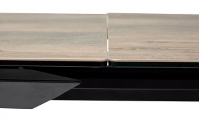 Стол CREMONA 140 KL-61 под дерево, итальянская керамика/ черный каркас, ®DISAUR в Нягани - nyagan.mebel24.online | фото 6