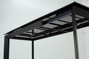 Стол CREMONA 140 KL-99 Белый мрамор матовый, итальянская керамика / черный каркас, ®DISAUR в Нягани - nyagan.mebel24.online | фото 13