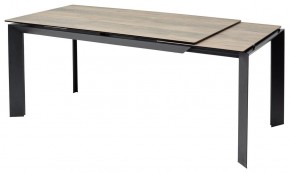 Стол CREMONA 180 KL-61 Под дерево, итальянская керамика / черный каркас, ®DISAUR в Нягани - nyagan.mebel24.online | фото 7