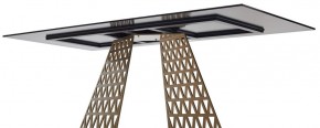 Стол ENNA 220 KL-188 Контрастный мрамор матовый, итальянская керамика/ каркас цвета шампань, ®DISAUR в Нягани - nyagan.mebel24.online | фото 12