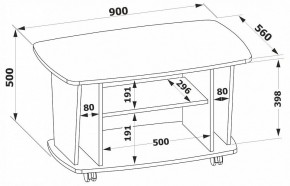Стол журнальный СЖ-3 в Нягани - nyagan.mebel24.online | фото 3