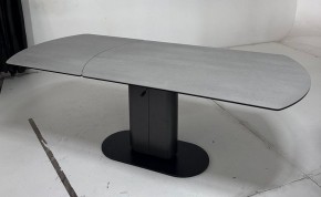 Стол KAI 140 TL-58 поворотная система раскладки, испанская керамика / Темно-серый / Черный, ®DISAUR в Нягани - nyagan.mebel24.online | фото 4