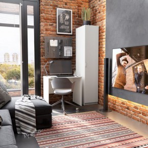 Стол КАСТОР письменный 80х50, цвет белый в Нягани - nyagan.mebel24.online | фото
