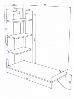 Стол компьютерный Домино Cross СтТ5 в Нягани - nyagan.mebel24.online | фото 2