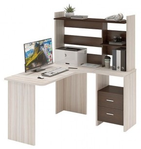 Стол компьютерный Домино Lite СКЛ-Угл130+НКЛ-120 в Нягани - nyagan.mebel24.online | фото 2