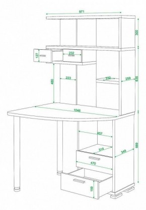 Стол компьютерный Домино нельсон СК-20 в Нягани - nyagan.mebel24.online | фото 5