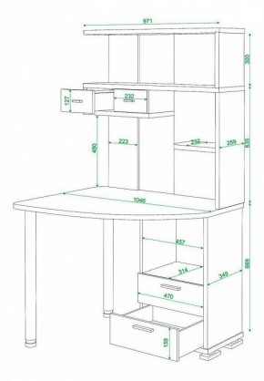 Стол компьютерный Домино нельсон СК-20 в Нягани - nyagan.mebel24.online | фото 5