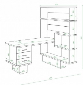 Стол компьютерный Домино нельсон СР-520 в Нягани - nyagan.mebel24.online | фото 2