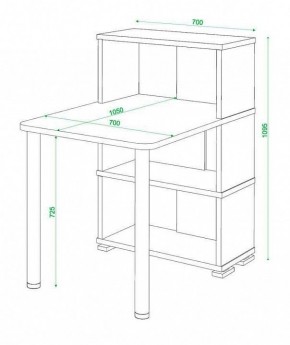 Стол компьютерный Домино СБ-10М3 в Нягани - nyagan.mebel24.online | фото 4