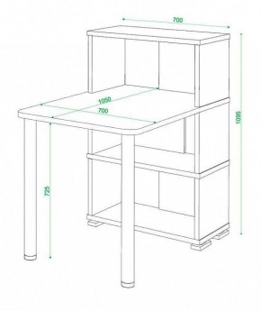 Стол компьютерный Домино СБ-10М3 в Нягани - nyagan.mebel24.online | фото 3