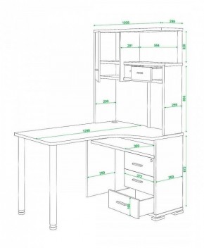 Стол компьютерный Домино СР-130 в Нягани - nyagan.mebel24.online | фото 5