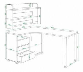 Стол компьютерный Домино СР-145М в Нягани - nyagan.mebel24.online | фото 5