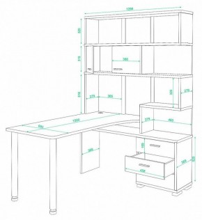 Стол компьютерный Домино СР-420/150 в Нягани - nyagan.mebel24.online | фото 2