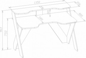 Стол компьютерный КСТ-118 в Нягани - nyagan.mebel24.online | фото 3