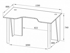 Стол компьютерный КСТ-18 в Нягани - nyagan.mebel24.online | фото 3