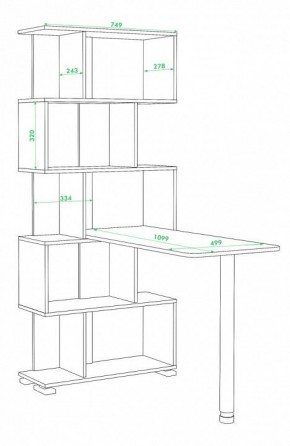 Стол компьютерный СЛ-5СТ в Нягани - nyagan.mebel24.online | фото 2