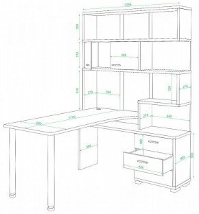 Стол компьютерный СР-420/170 в Нягани - nyagan.mebel24.online | фото 2
