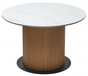 Стол MESA D120 цвет БЕЛЫЙ МРАМОР M326 / Каркас OAK, ®DISAUR в Нягани - nyagan.mebel24.online | фото 7