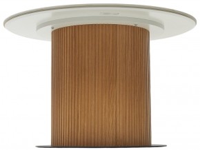 Стол MESA D120 цвет БЕЛЫЙ МРАМОР M326 / Каркас OAK, ®DISAUR в Нягани - nyagan.mebel24.online | фото 8