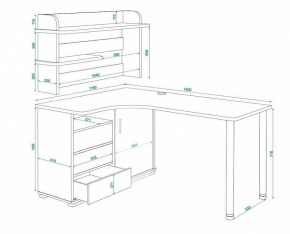 Стол письменный Домино СР-145СМ в Нягани - nyagan.mebel24.online | фото 5