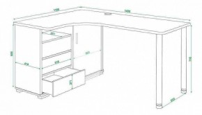 Стол письменный Домино СР-145СМ в Нягани - nyagan.mebel24.online | фото 5