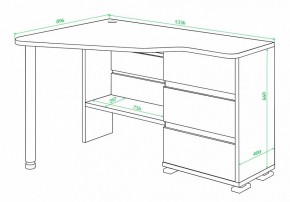 Стол письменный Домино СР-322С в Нягани - nyagan.mebel24.online | фото 2