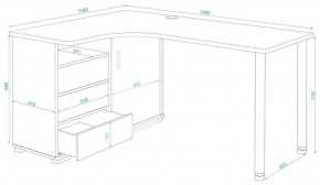 Стол письменный СР-145СМ в Нягани - nyagan.mebel24.online | фото 2