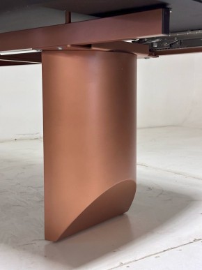 Стол ПУАНТО 200 TITANIUM LAWA NERO, керамика / МЕДЬ каркас М-City в Нягани - nyagan.mebel24.online | фото 5