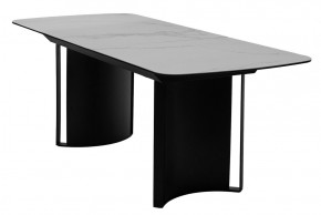 Стол RASMUS 160 TL-45 Белый мрамор, испанская керамика / черный каркас, ®DISAUR в Нягани - nyagan.mebel24.online | фото 4