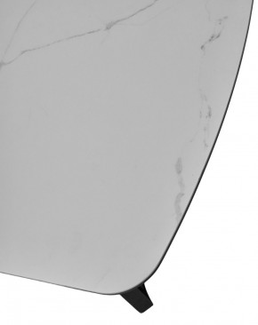 Стол RASMUS 160 TL-45 Белый мрамор, испанская керамика / черный каркас, ®DISAUR в Нягани - nyagan.mebel24.online | фото 6