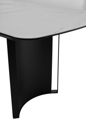 Стол RASMUS 160 TL-45 Белый мрамор, испанская керамика / черный каркас, ®DISAUR в Нягани - nyagan.mebel24.online | фото 7