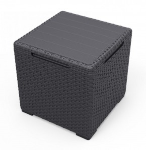 Стол с функцией хранения Виго (Vigo storage box) графит в Нягани - nyagan.mebel24.online | фото 2