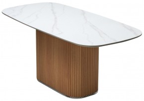 Стол TAMPA 180 цвет БЕЛЫЙ МРАМОР M326, керамика / Каркас OAK, ®DISAUR в Нягани - nyagan.mebel24.online | фото 7