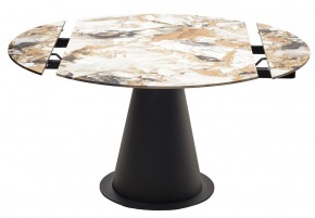 Стол TERAMO 135 GLOSS GRAND JADE SOLID CERAMIC, керамика, поворотн.механизм / Черный каркас, ®DISAUR в Нягани - nyagan.mebel24.online | фото 14
