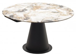 Стол TERAMO 135 GLOSS GRAND JADE SOLID CERAMIC, керамика, поворотн.механизм / Черный каркас, ®DISAUR в Нягани - nyagan.mebel24.online | фото 15