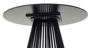 Стол TERNI 120 MATT BLACK MARBLE SOLID CERAMIC Черный мрамор матовый, керамика /Черн.каркас, ®DISAUR в Нягани - nyagan.mebel24.online | фото 6