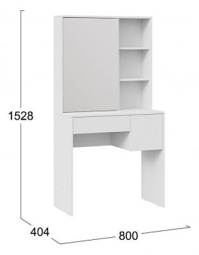 Стол туалетный Вайт в Нягани - nyagan.mebel24.online | фото 7