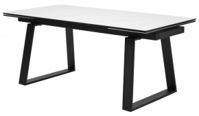 Стол VASTO 180 MARBLES KL-99 Белый мрамор матовый, итальянская керамика/ черный каркас, ®DISAUR в Нягани - nyagan.mebel24.online | фото