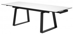 Стол VASTO 180 MARBLES KL-99 Белый мрамор матовый, итальянская керамика/ черный каркас, ®DISAUR в Нягани - nyagan.mebel24.online | фото 9