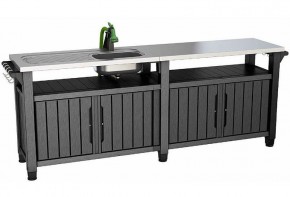 Столик для барбекю 415 Л (Unity Chef 415 L) графит в Нягани - nyagan.mebel24.online | фото 3